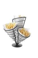 Professionele Hendi friteszakhouder met 3 vakken voor horeca