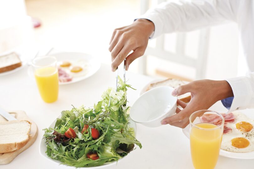 Serveertang transparant 230 mm_1