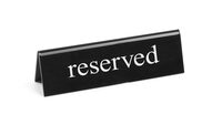 Tafelstandaard reserved