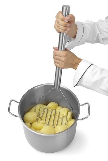 Van klassieke aardappelpuree tot grove stamppotten; deze stamper klaart elke klus.