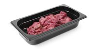 Hendi gastronormbak 1/3 zwart polycarbonaat 65mm