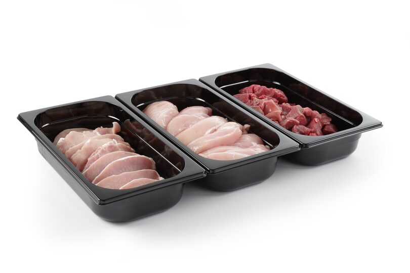 Detailopname Hendi gastronormbak 1/3 zwart 65mm