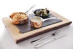 Duurzame 3-ply mini sauspan voor stijlvolle tafelpresentatie