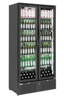 Arktic by Hendi display koelkast met dubbele deur in zwart