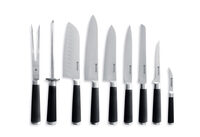 Professionele 9-delige messenset van Hendi inclusief handige draagtas