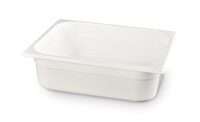 Witte Hendi gastronormbak 1/2 van polycarbonaat 6,5 cm hoog