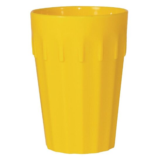 Kristallon polycarbonaat beker geel (Box 12)