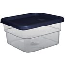 Vogue Kleurcode polycarbonaat voedseldoos vierkant, 1,5 ltr. 2