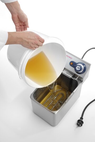 Hendi Kitchen Line friteuse 8 liter met RVS behuizing