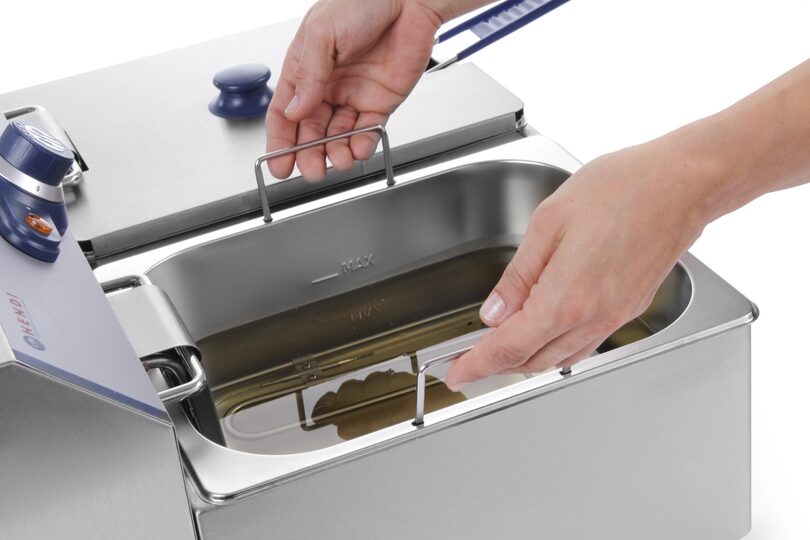 Hendi friteuse met uitneembare olietank voor makkelijke reiniging