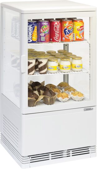 Mini koelvitrine 58L Wit