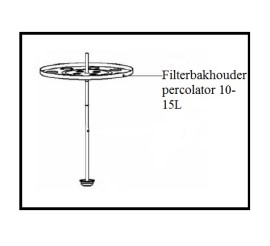 Filterbakhouder percolator 10-15L