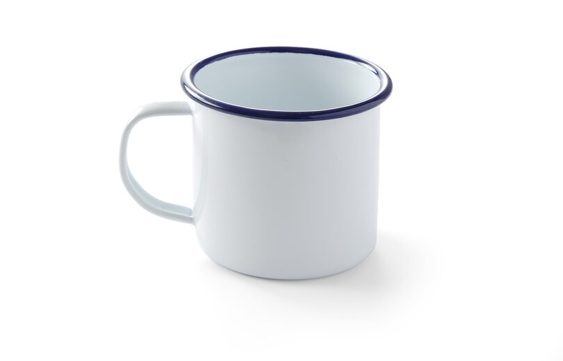 Hendi emaille mok 520 ml voor horeca gebruik