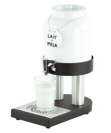 Melkdispenser Koud - Porseleinen Vat - 4 Liter