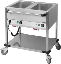 Bain Marie Trolley 2xGN11 H