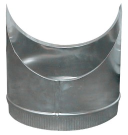 Zadelstuk - T-stuk - recht - aluminium - Ø 10 cm - 7215.0011