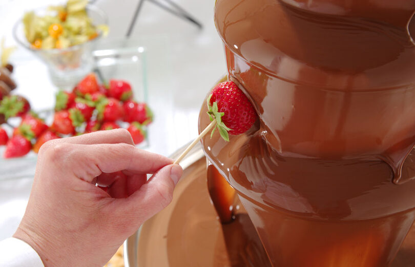Hendi 6-laags chocoladefontein voor buffetten en evenementen
