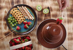 Bedieningspaneel van de Hendi 6-laags RVS chocoladefontein