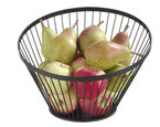 Professionele zwarte fruitkorf voor horeca en catering