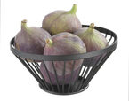 Hendi fruitkorf 15 cm zwart voor professionele presentatie van fruit en broodjes