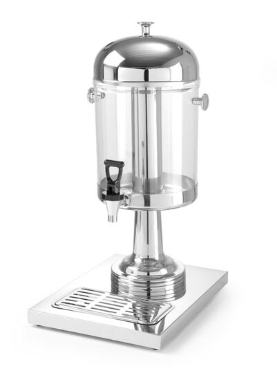 Duurzame RVS sapdispenser 8 liter voor ontbijtbuffet