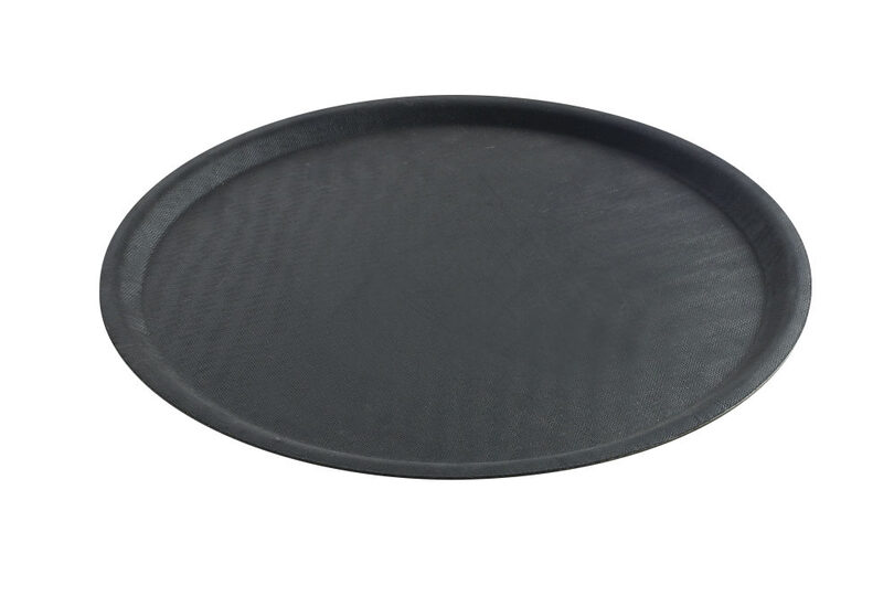 Hendi rond anti-slip dienblad zwart Ø 50 cm