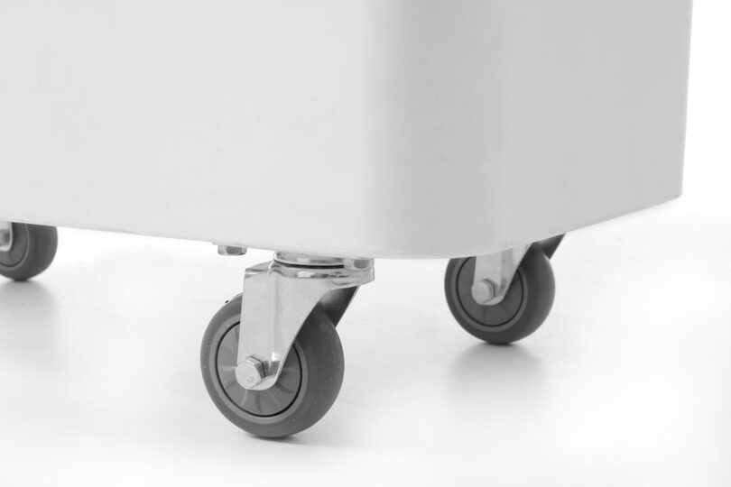 Verrijdbare ingrediëntencontainer 81 liter met transparant deksel