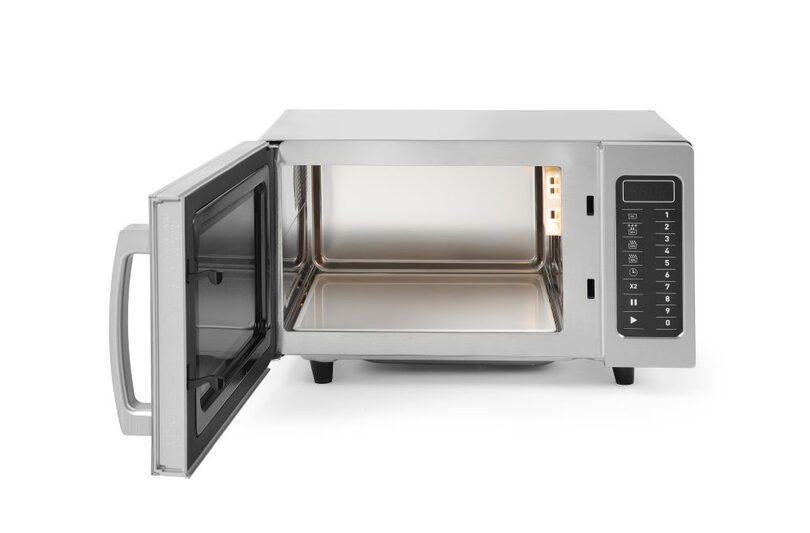 Ruime RVS ovenruimte van Hendi 25 liter magnetron