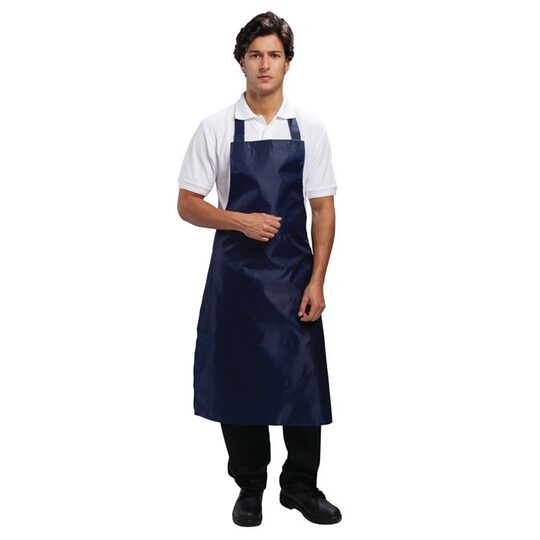 Professioneel blauw waterdicht schort Gastronoble