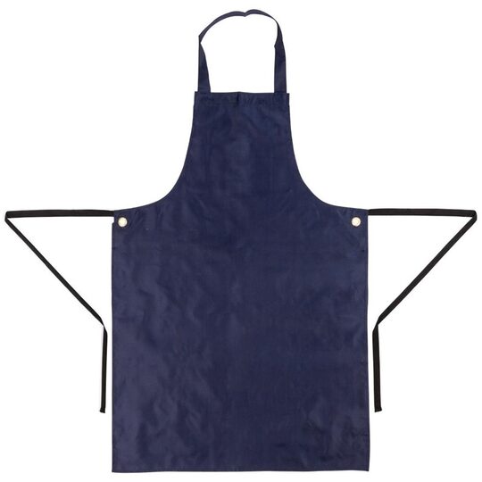 Duurzaam blauw nylon schort voor de keuken