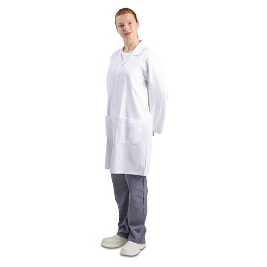 Comfortabele pasvorm van de Whites unisex werkjas