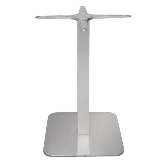 Duurzame RVS tafelpoot 68 cm voor horeca tafels