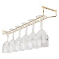 Stijlvol messing glasrek 61 cm voor horeca