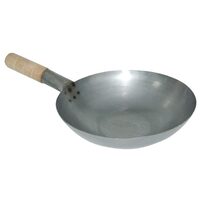 Professionele Vogue wok met platte bodem 33 cm