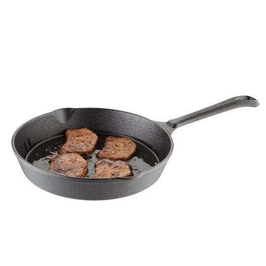 Zijaanzicht van de duurzame Vogue grillpan