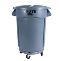 Stevige handgrepen van de Rubbermaid Brute container