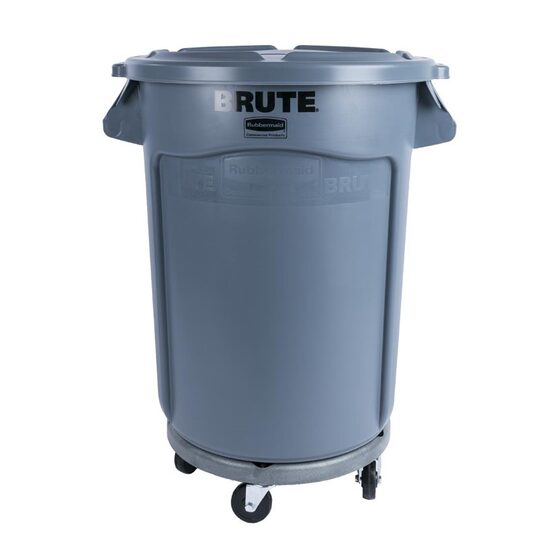 Stevige handgrepen van de Rubbermaid Brute container