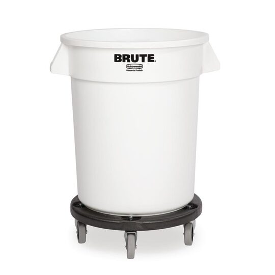 Professionele Rubbermaid Brute wielbasis voor afvalbeheer