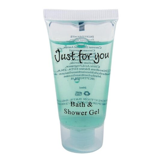 Just For You bad- en douchegel 20 ml voor hotels