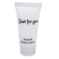 Luxe hand- en bodylotion Just For You 20ml voor hotelgasten