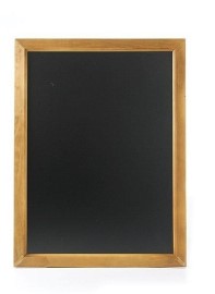 Muur krijtbord - 60x80 cm - houten lijst - Hendi - 664049