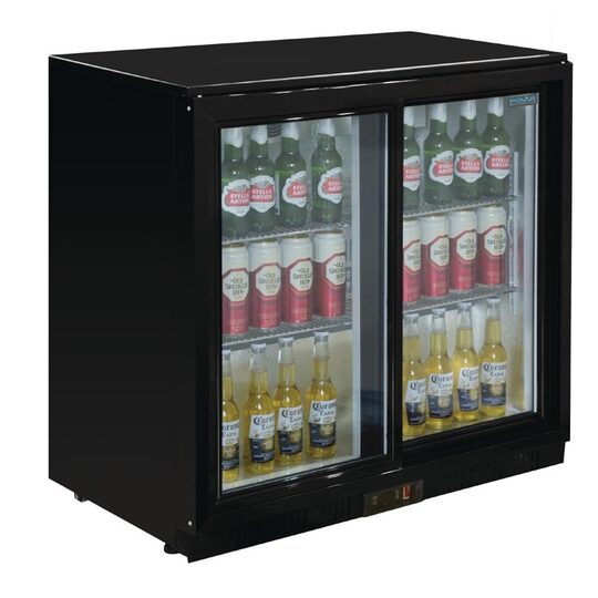Vooraanzicht Polar G-serie barkoeling met schuifdeuren