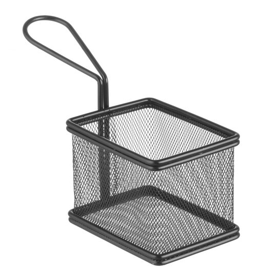 De finishing touch: Verander een standaard bijgerecht in een culinaire presentatie met de industriële look van zwart gaas.