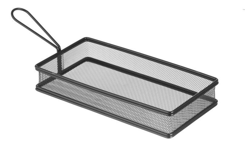 Hendi mini frituurmandje 425657 zwart RVS, leeg