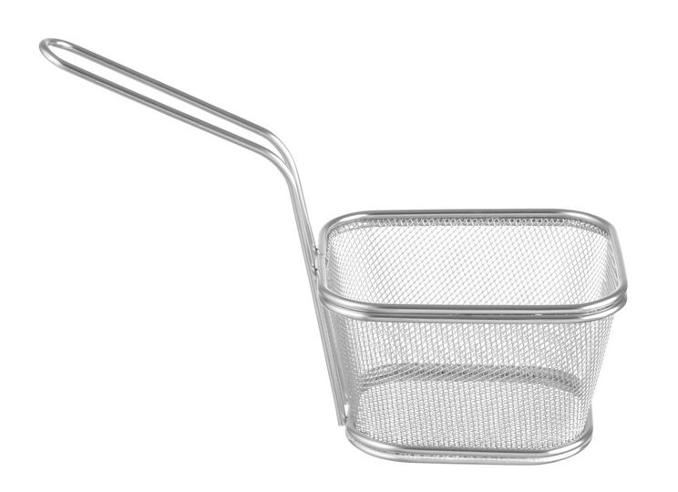 Met een formaat van 13x12 cm is dit mandje uitermate geschikt voor royale individuele porties.