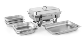 Chafing dish set Fiora - inclusief GN bakken - Hendi - 471050