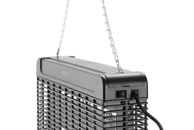 Met bijgeleverde ketting om het apparaat op te hangen