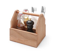Prachtige caddy voor olie,azijn, peper en zout etc.