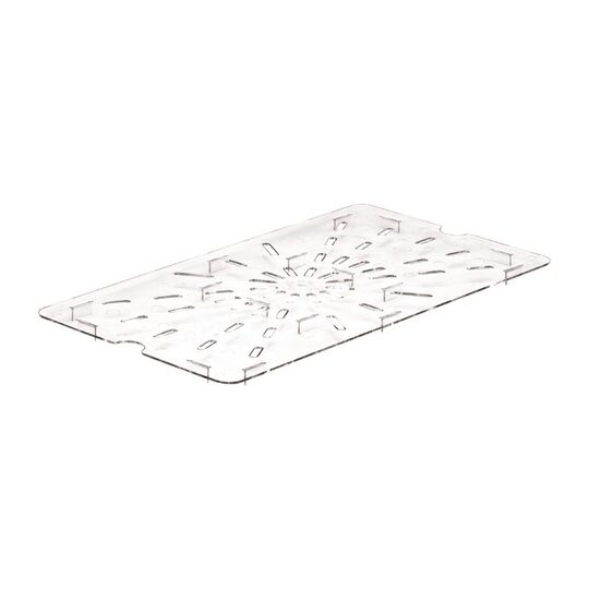 Gastronorm inleg lekrooster - 1/1 - polycarbonaat - transparant - Cambro - DM741