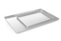 Tray / vitrineplateau - 40x30x2 cm - aluminium - Hendi - 808504